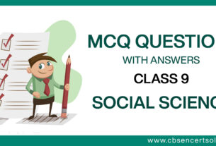 MCQ Questions for Class 9 Social Science with Answers